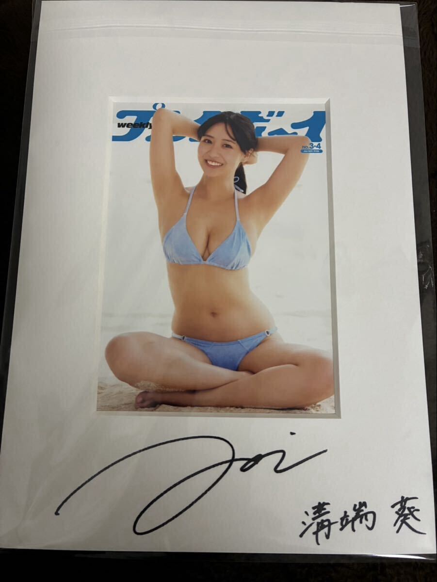 WPB スペシャルプレゼント 溝端葵 直筆サイン入りアートプリント m58206377877_1.jpg?1771029629