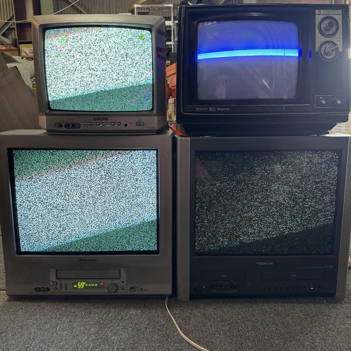 パナソニック テレビデオ 14型ビデオ内蔵型テレビ TH-14EV30の落札情報