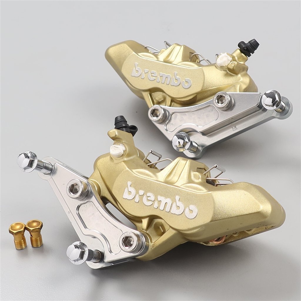 中古】♪ZXR250/ZX250C ブレンボ フロントブレーキキャリパー/サポート