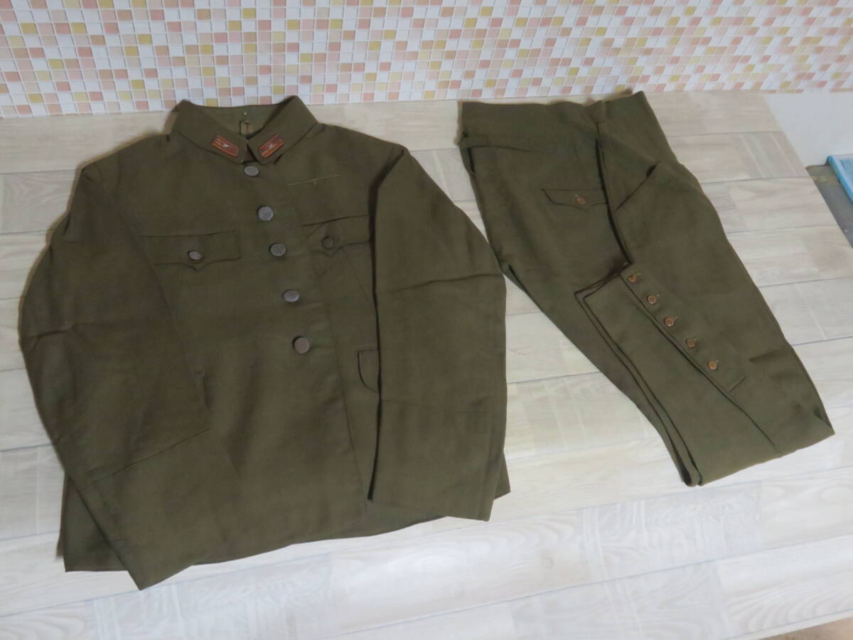 旧日本 日本軍 大日本帝国 日本陸軍 航空隊 飛行服 航空衣袴 上下