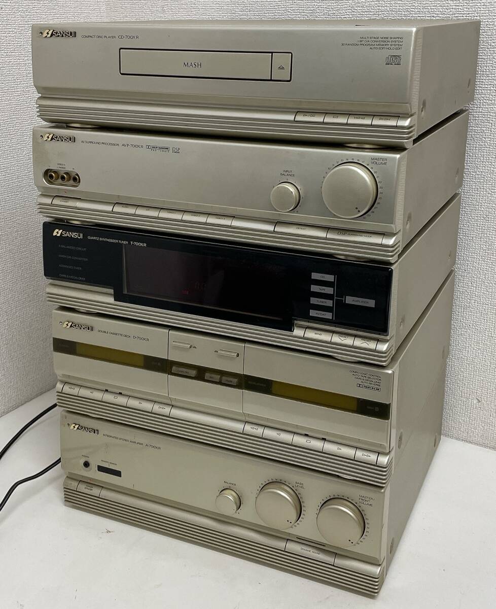 美品 SANSUI バブルコンポ BAR7 900XV 動作品 サンスイ ミニコンポの