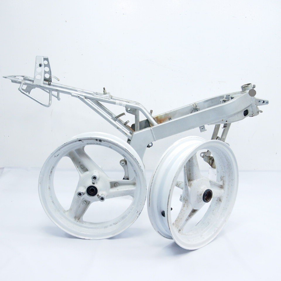 ★NSR50/80 後期型フレーム カット無し、サイドスタンドステー付 書付！ NSR80 後期フレーム カットなし ステム サイドスタンド付き NSR50