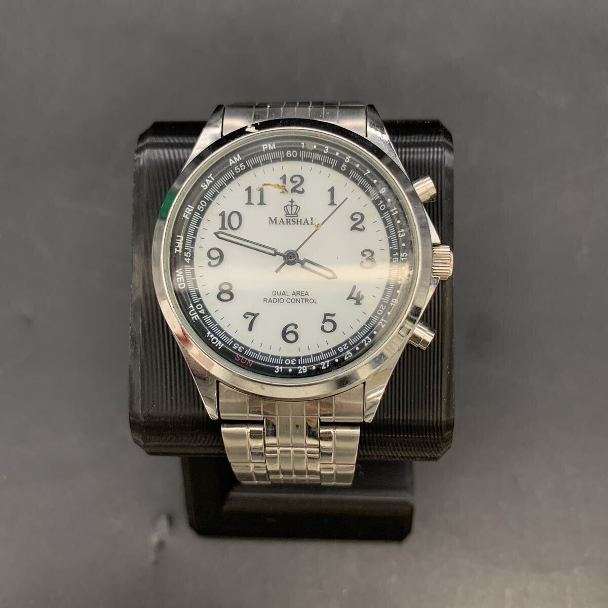 1円】マーシャル MARSHAL DUAL AREA RADIO CONTROL WATCH メンズ 