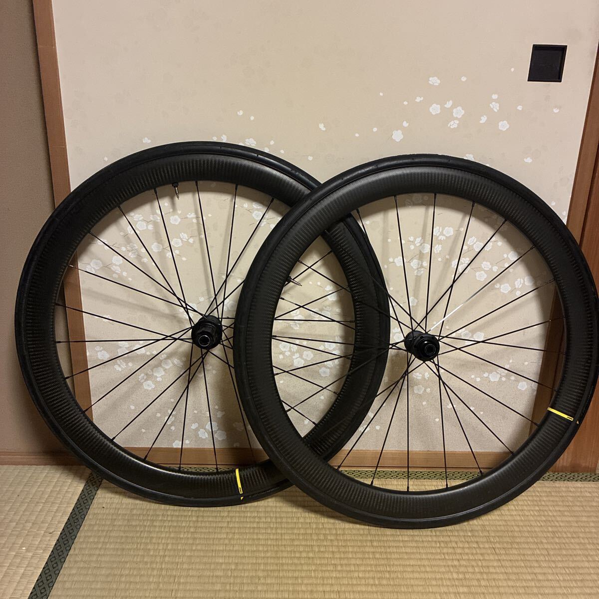 シマノ SHIMANO クリンチャー WH-RS80 C50カーボンディープリム 中古