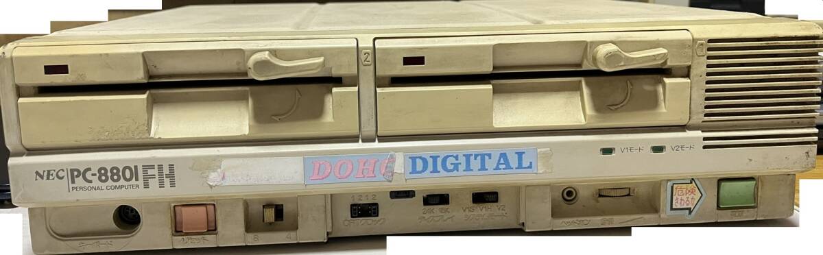 PC-8801mkⅡSR+ KD551K 中古品 ジャンク NEC パソコンディスプレイセット PC-8801MKⅡSR/PC-KD851 436