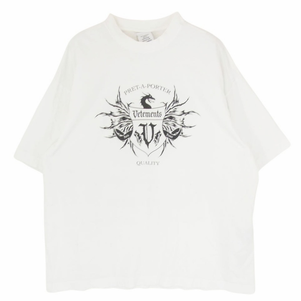 ☆【JPタグ】VETEMENTS/ヴェトモン ネック刺繍 ロングスリーブ/長袖