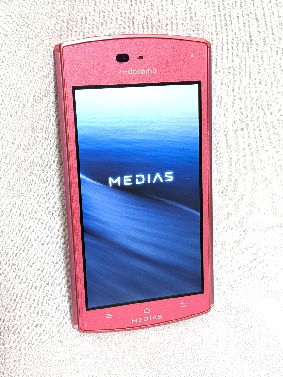 docomo ドコモ MEDIAS N-05D NECスマホ 利用制限◯ 初期化◯ 水没反応