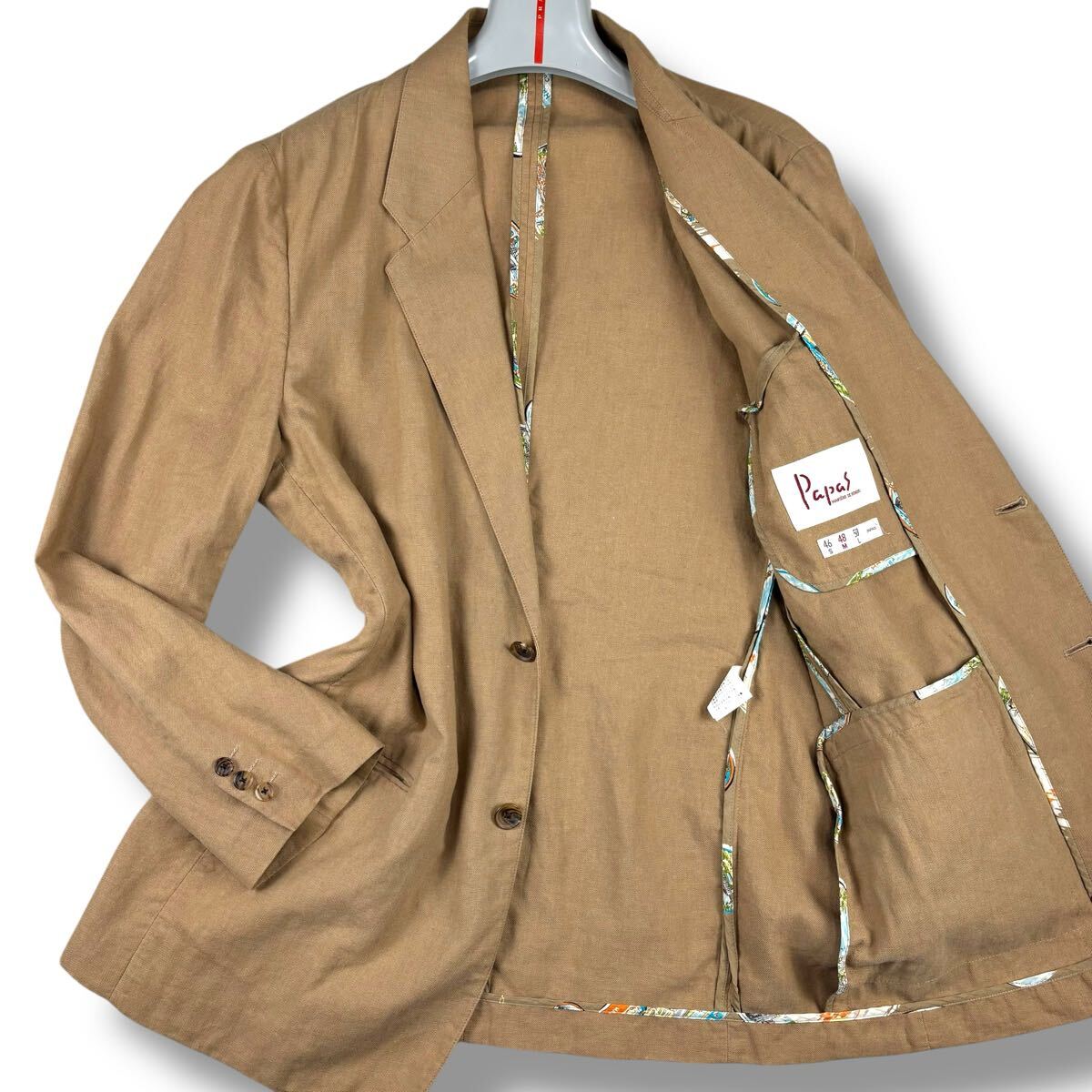 中古◇GUCCI グッチ 17SS タイガー刺繍ワッペン パイピングジャケット 