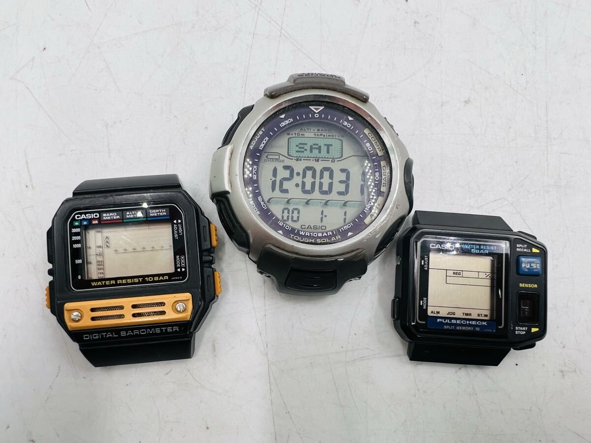希少・稼働品】1980年代 カシオ パルスチェック JP-100W 腕時計