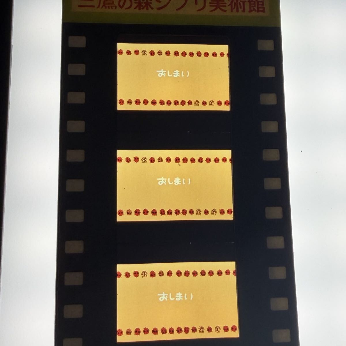 中古】超希少 ジブリ 三鷹の森ジブリ美術館 フィルム入場券「となりの