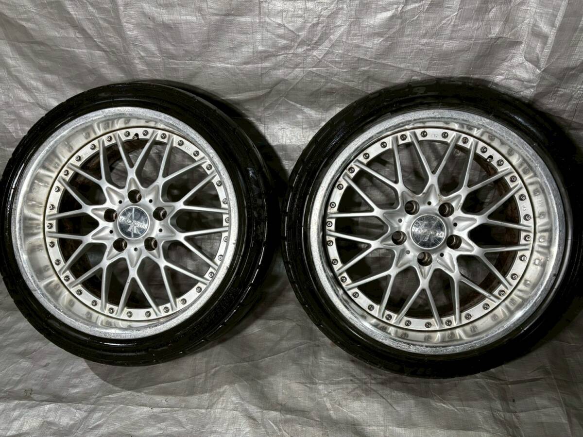 新品】在庫処分☆新品深リムメッシュ17インチ☆9J+30 10J+25 114.3/5穴