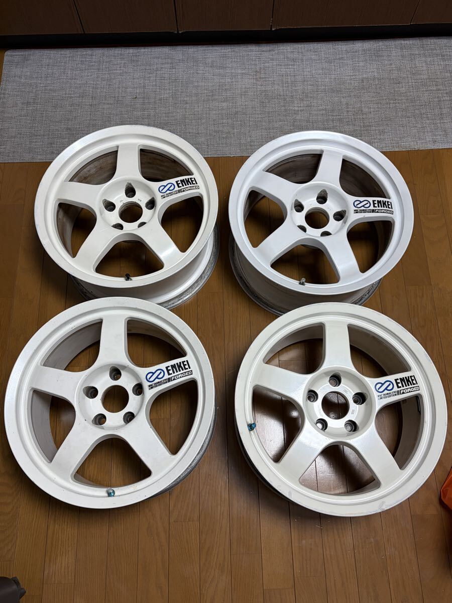 極上品】【送料無料】ENKEI WRC TARMAC EVO 17インチ 7.0J 4H PCD114.3