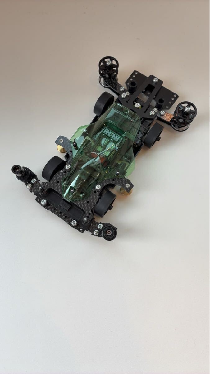 ☆ミニ四駆☆MS フレキ 完成品 キャッチャーダンパー カーボン 620