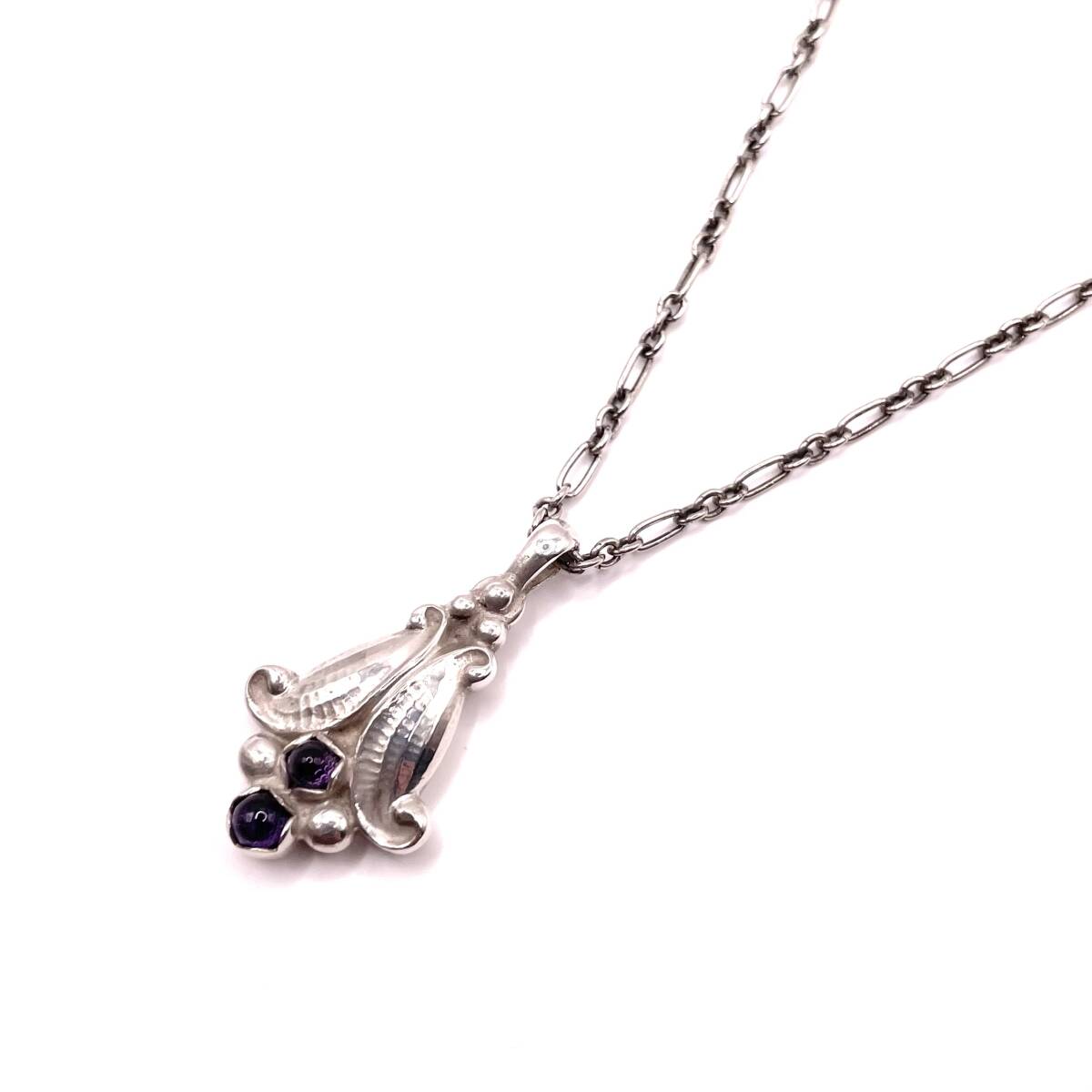 美品 GEORGJENSEN ジョージジェンセン 2004 ネックレス オニキス 
