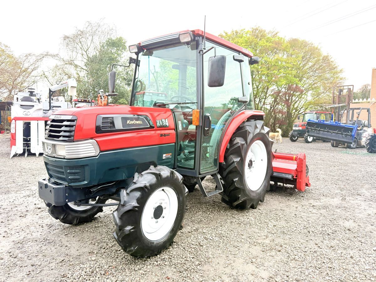 中古】クボタ耕運機 ZK1-8 ディーゼル 農用トラクター 耕うん機の落札