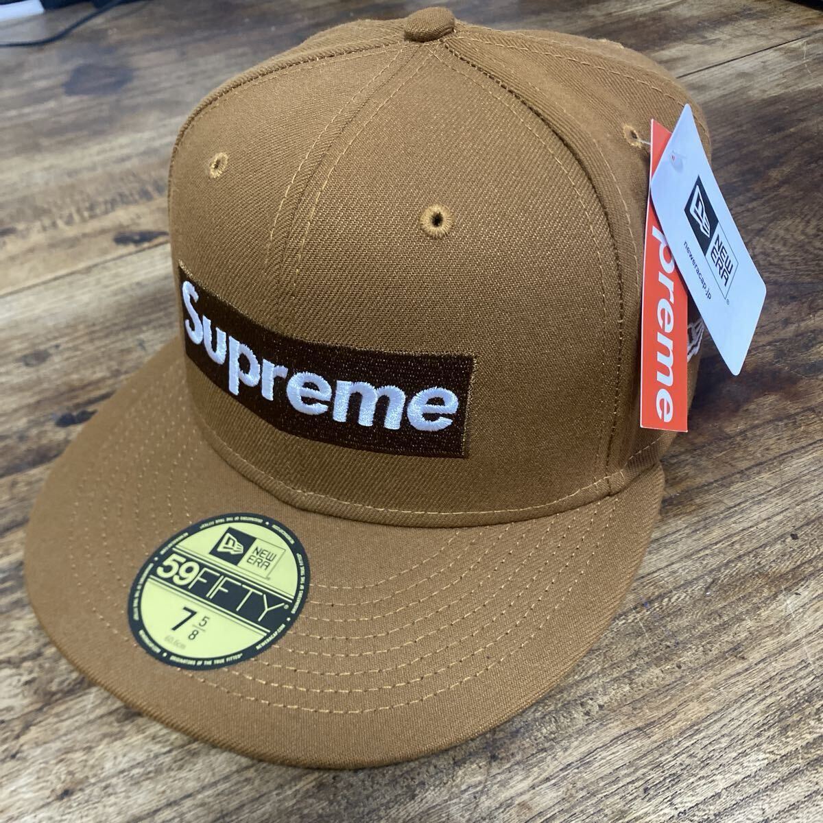 極美品】SUPREME シュプリームBox Logo New Era Cap ボックスロゴ 