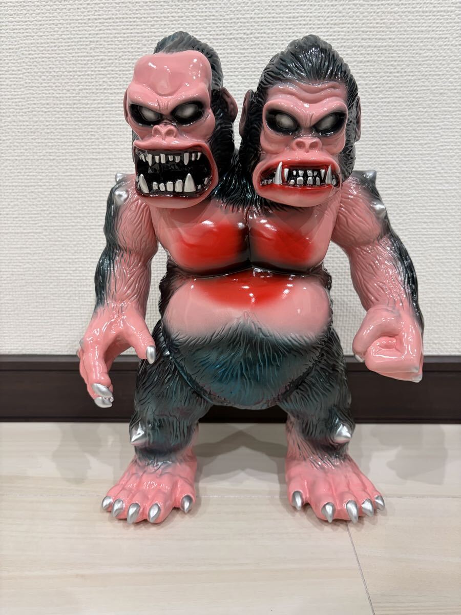 中古】HS キングゴリラ獣 ソフビ ゴリラ獣 双頭巨人 ◎UH271の落札情報
