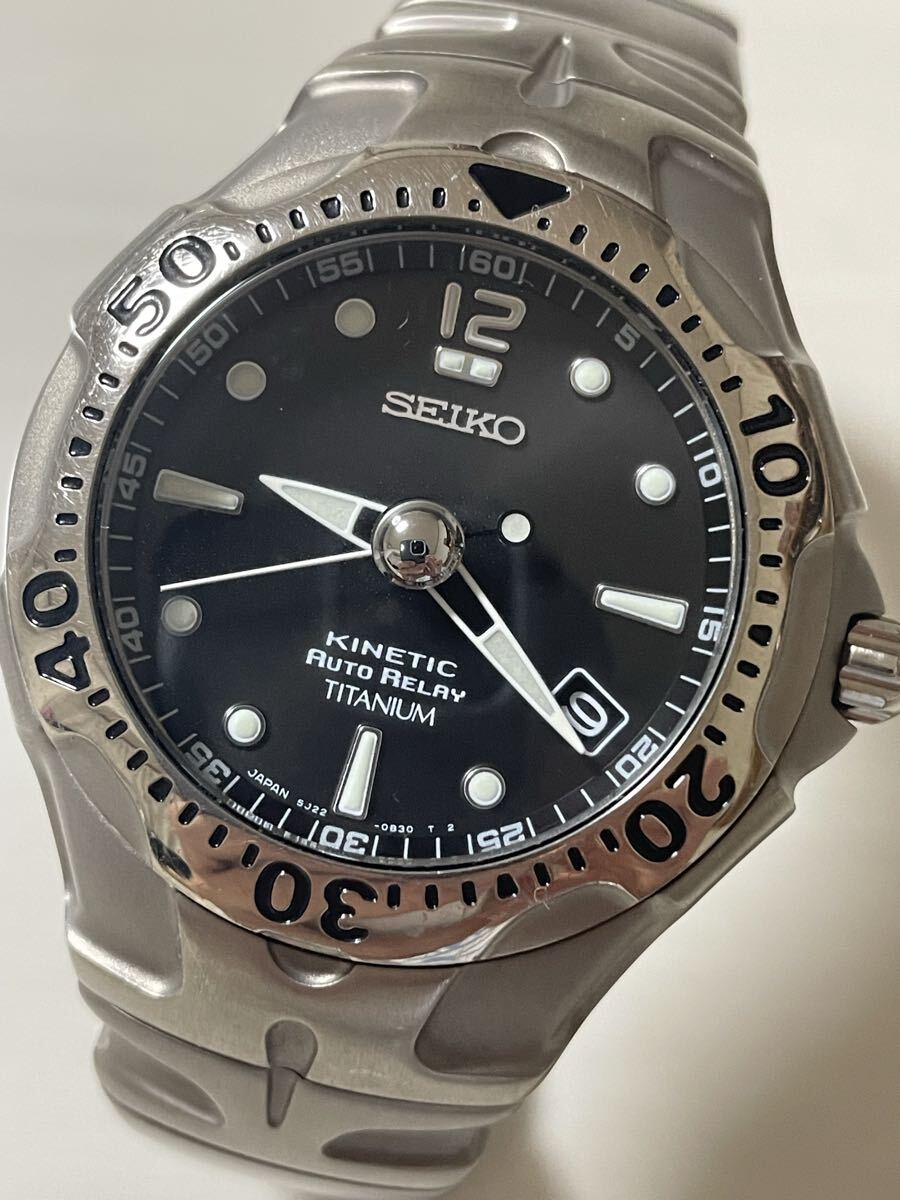 SEIKOセイコー/AGS/キネティック/5M43-0A60/SCUBA200m/TITANIUM