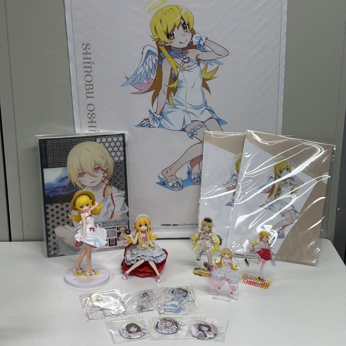 西尾維新大辞展 VOFAN クリアファイル 2枚セット 忍野忍 斧乃木余接 八 