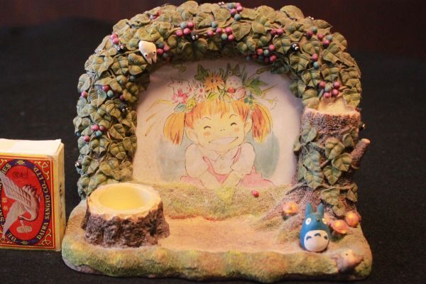 中古】となりのトトロ オルゴール付きフォトスタンド 陶器 フォト