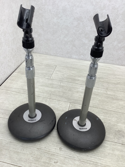 新品】新品 未使用品 National ナショナル 卓上型マイクロホンスタンド
