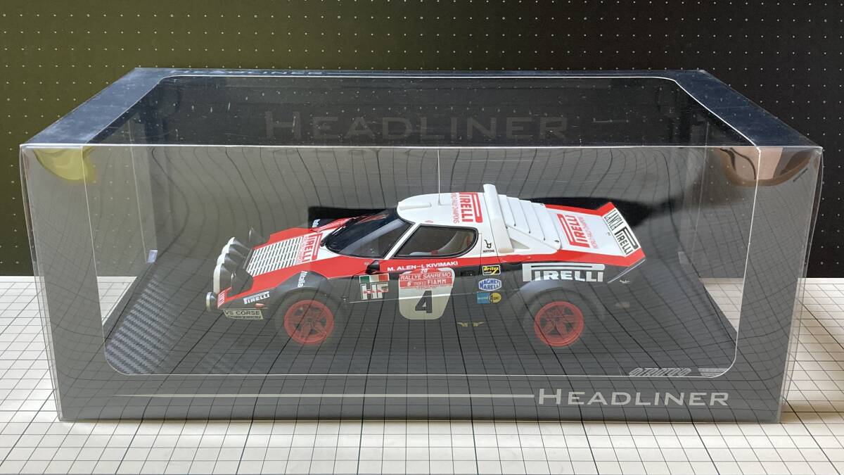 HEADLINER ランチャ ストラトスHF 1978サンレモ ウィナー #4 HEADLINER ストラトスHF 1978サンレモ ウィナー #4 1/18