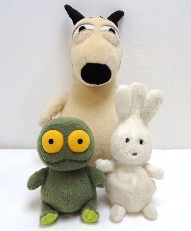美品】バムとケロシリーズ ぬいぐるみ ヤメピS おじぎちゃんS 2点