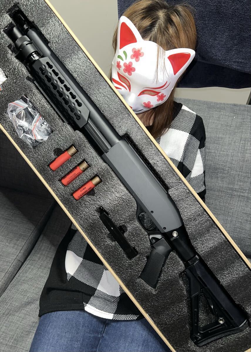 新品】昭和物！在庫品・LS・M16改ジュニアポンプアクション・ドラム