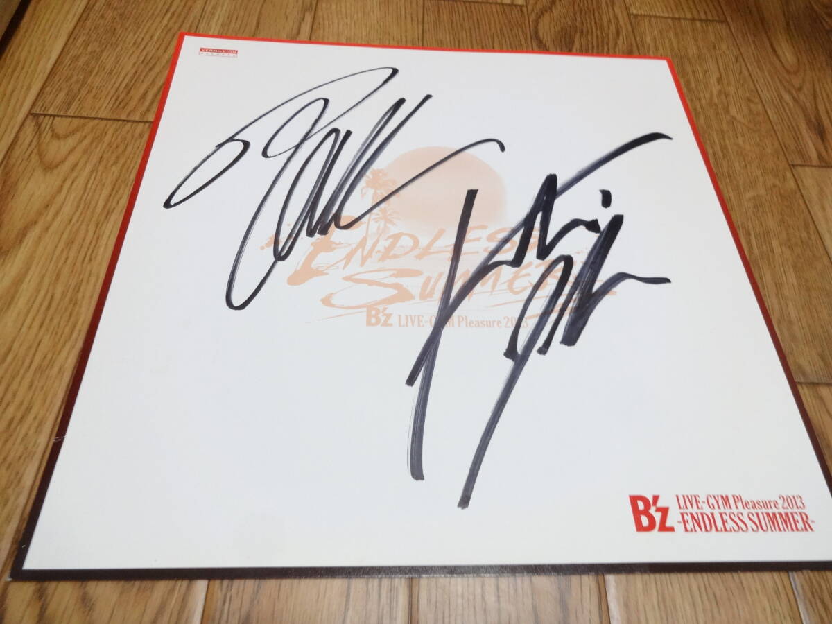 新品】B'z サイン B'z LIVE-GYM 2019 -Whole Lotta NEW LOVE- 会場限定
