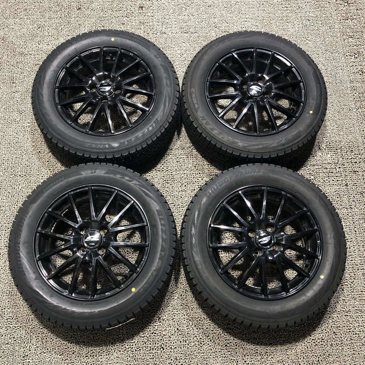美品 BBS RG-R RG793 17×7J+45 ポテンザ S001 205/45R17 4本 バリ溝 