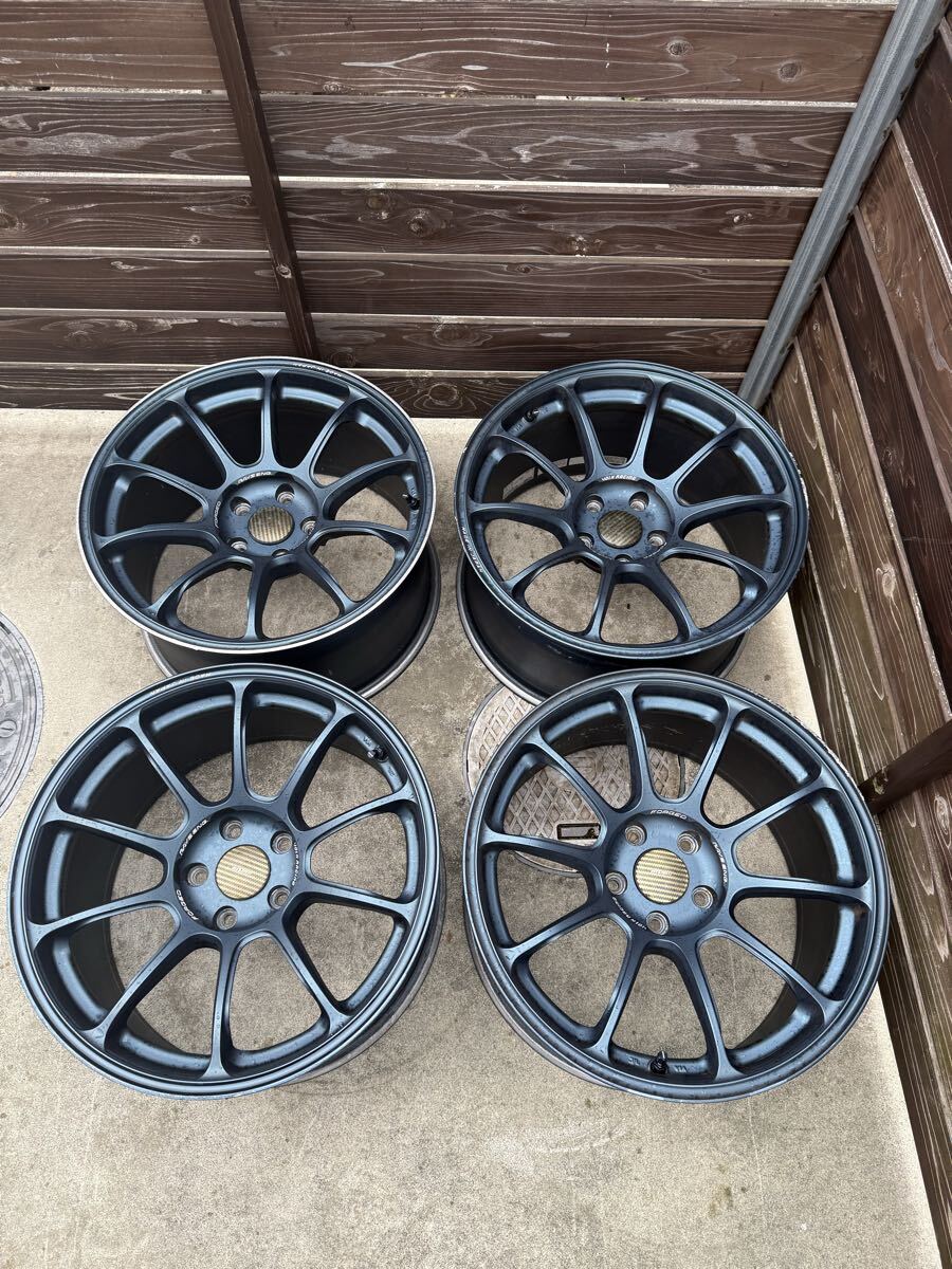 RAYS ZE40 GB マットブルーガンメタ 8J 45 86 BRZ 4本の落札情報詳細