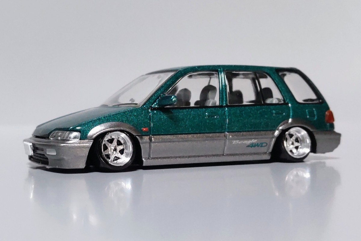 中古】1/18 IG スカイラインジャパン 2000 GT-ES (C210) ホワイト リア