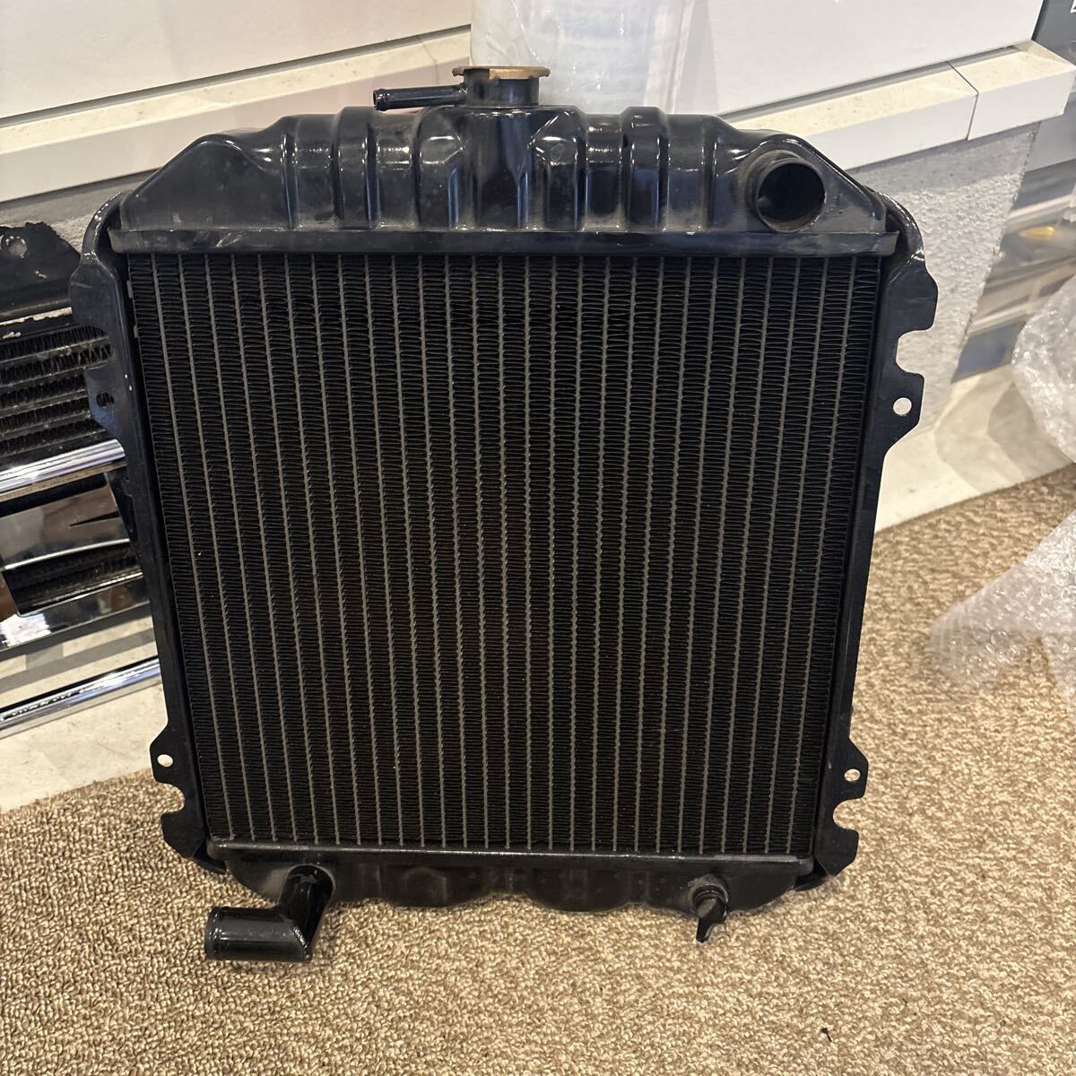 サニートラック ラジエーター 電動ファン付 B122 一台解体 サニトラ A