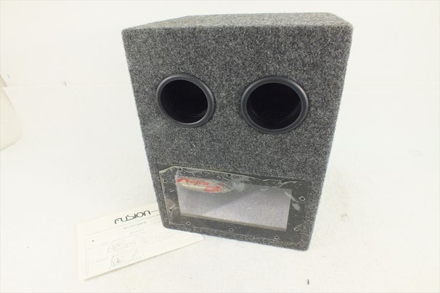 中古品】Fusion(フュージョン) FSN-SX20FL 車載用アンプ内蔵LED付サブ