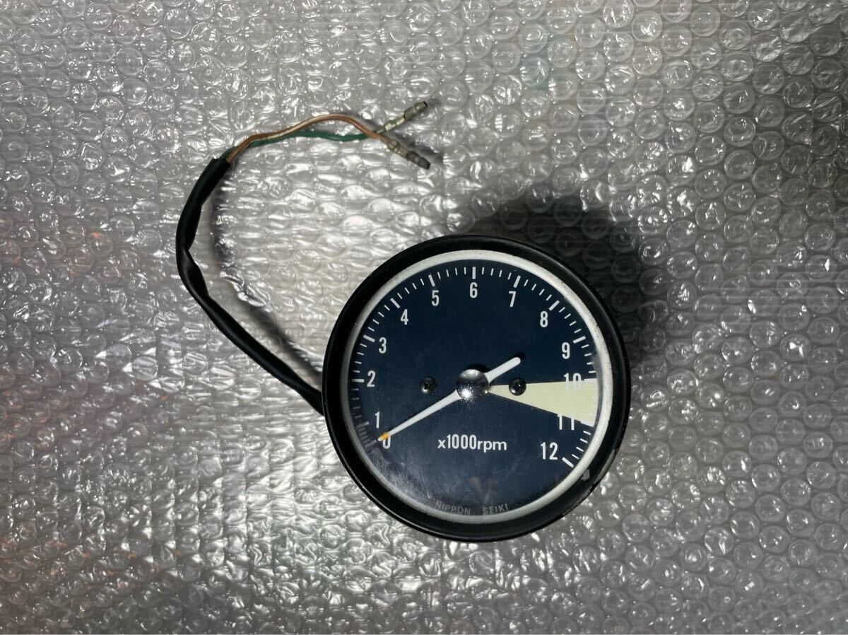CB400F ヨンフォア スピードメーター マイル表示 実動 km表示シール 