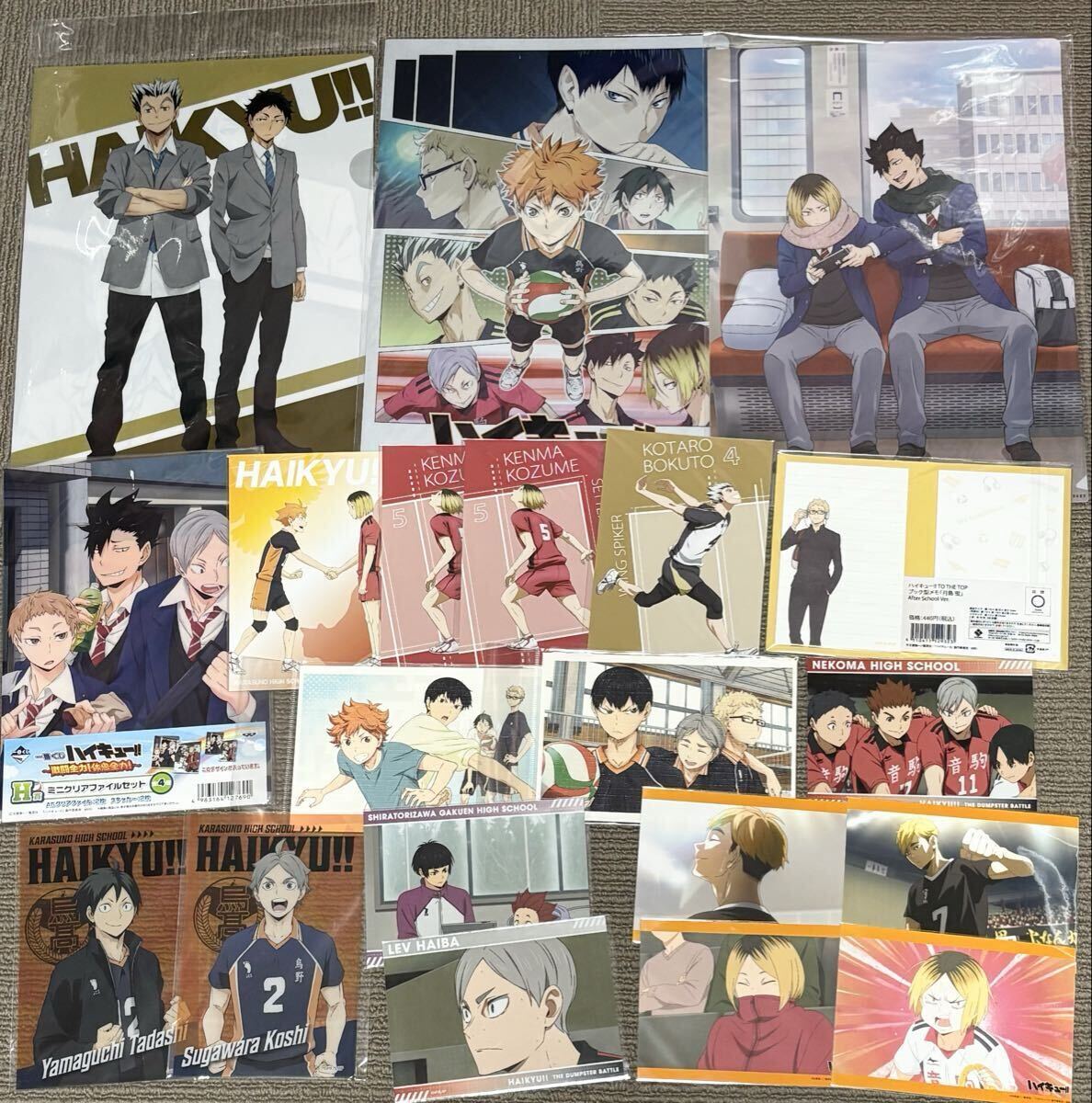ハイキュー　atc 特典　JF 関西遠征合宿ブロマイド　孤爪　黒尾　夜久　ポスカ 新品】【ハイキュー!!】 関西遠征 ブロマイド 黒尾＆澤村(菅原、夜久