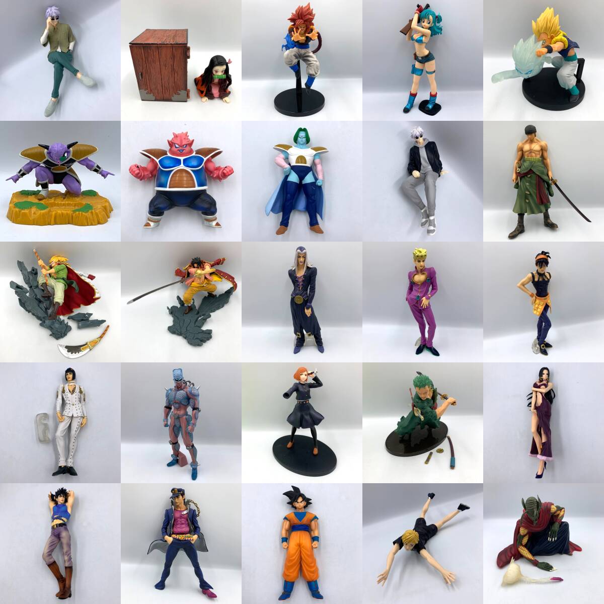フィギュアまとめ売り　ジャンプ系 ドラゴンボール、鬼滅の刃、ジョジョ等 ジョジョの奇妙な冒険「FATE OF NO.4」ミスタ受、ジョルミス中心オール