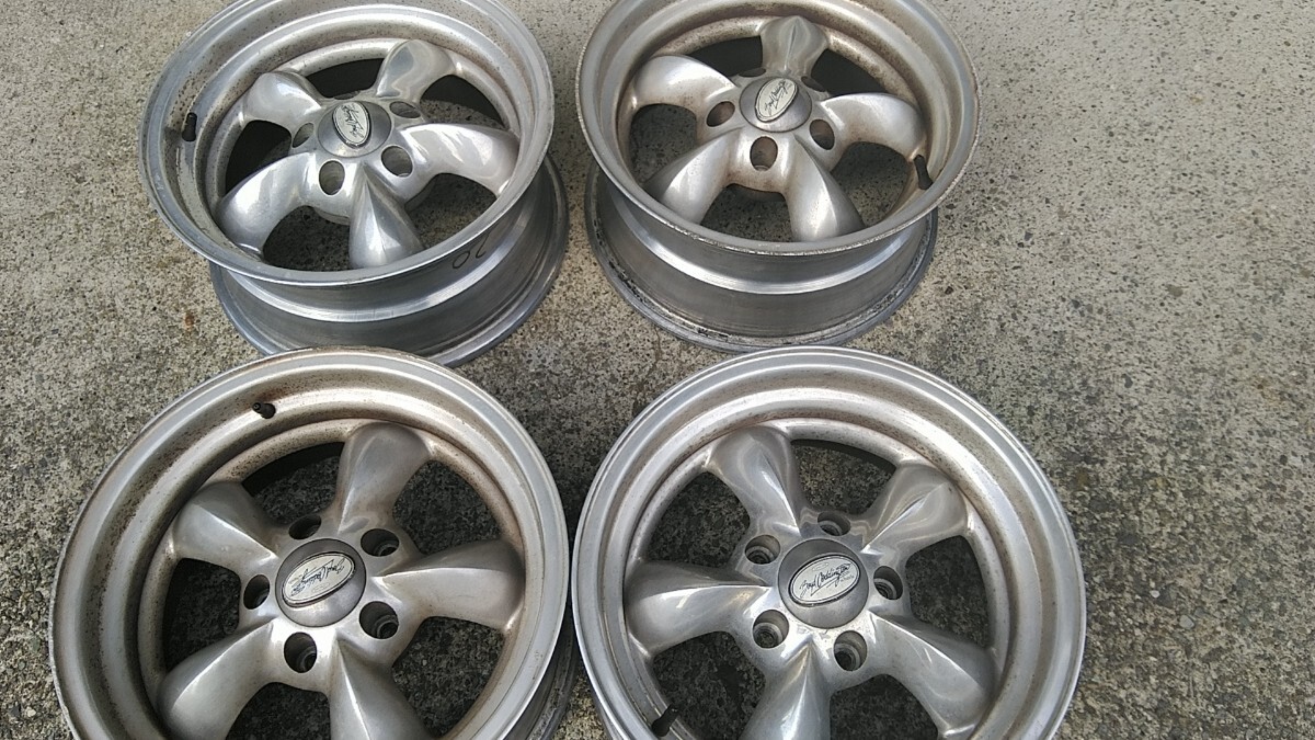 中古】アメリカンレーシング 15インチ 8J 10J 深リム PCD 139.7 5H