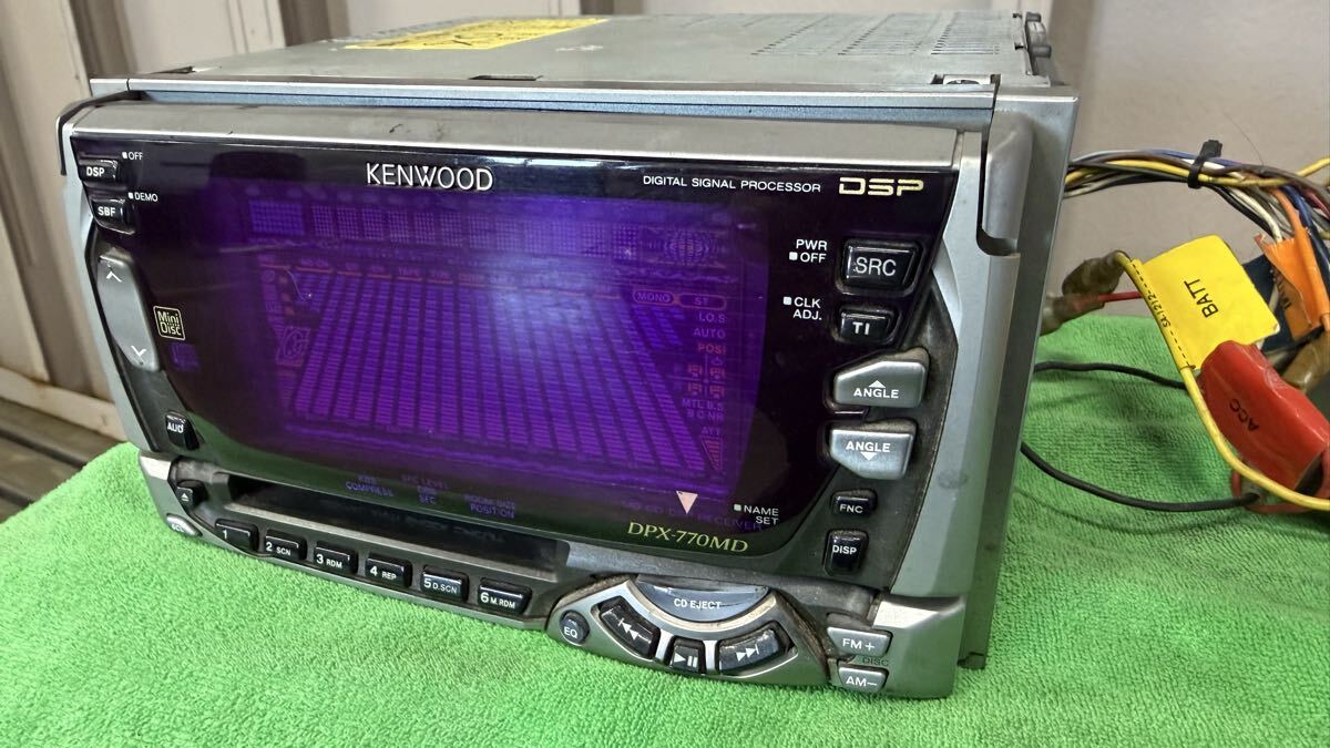 新品】KENWOOD DPX-4000 カセット・CDデッキ スペアナ 展示 未使用の