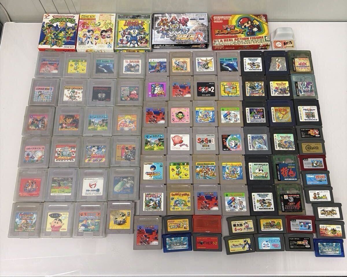 GBA／ゲームボーイアドバンスソフト／156本／まとめ／ジャンクの落札