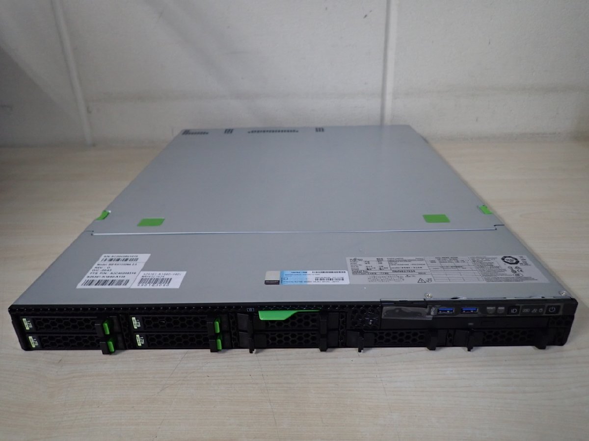 やや傷や汚れあり】富士通 PRIMERGY RX2540 M2 サーバー Xeon E5