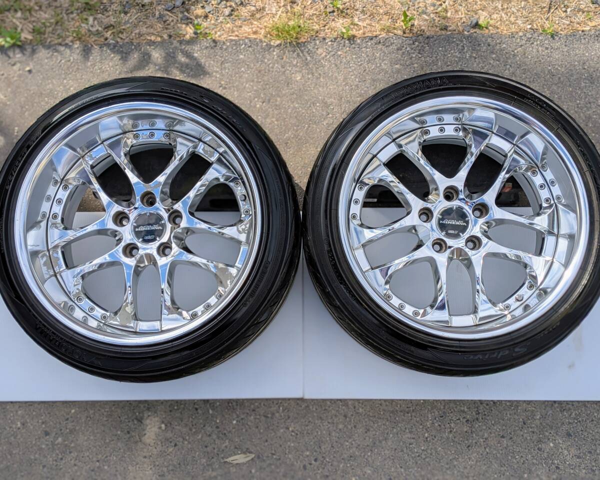 中古】深リム 絶版 SSR AGLE MINERVA エイグル ミネルバ 18インチ 12J