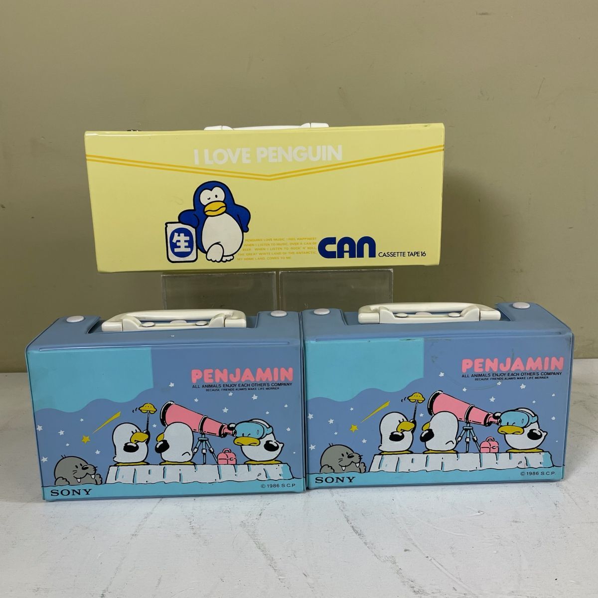 超希少・店頭広告用壁掛け/非売品/当時物】パピプペンギンズ/戸田正寿