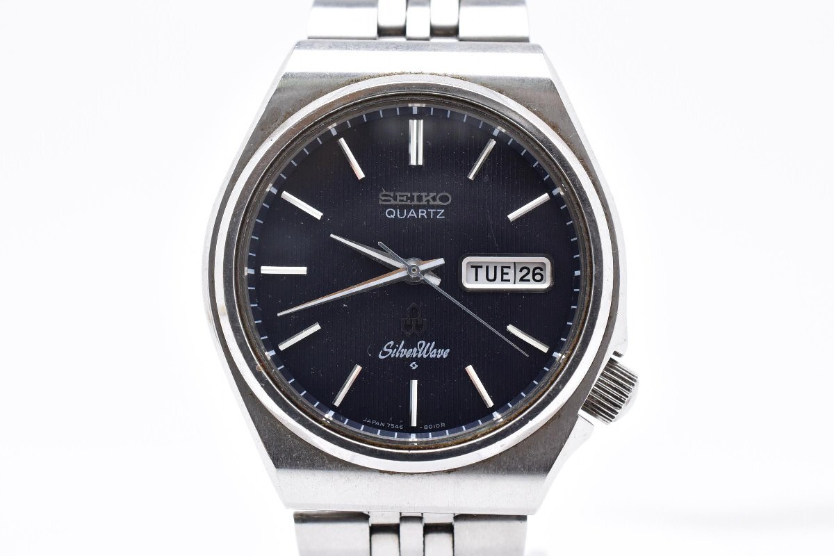 中古】SEIKO Silver Wave Diver Quartz silverwave 6030 セイコー