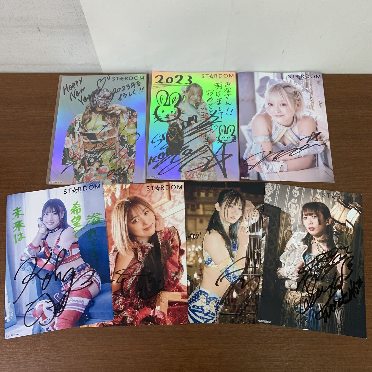 新品】スターダム スターライト・キッド 直筆サイン入り手形色紙&限定