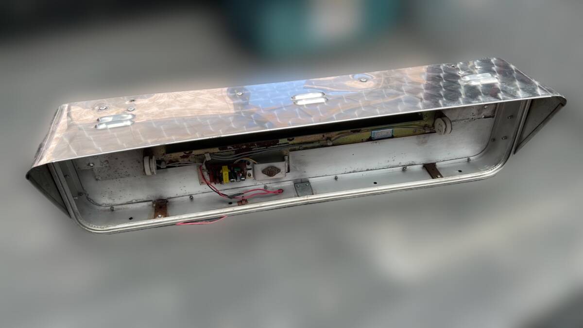 旧車 JB製 ウロコステン バイザー付き 中アンドン レトロ デコトラ