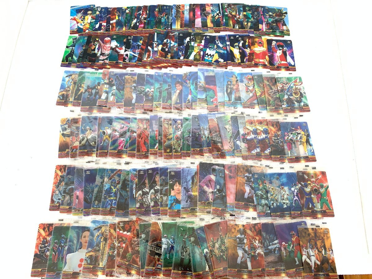 送料込☆森永 スーパー戦隊ウエハース カード 30周年 30th 全153枚中