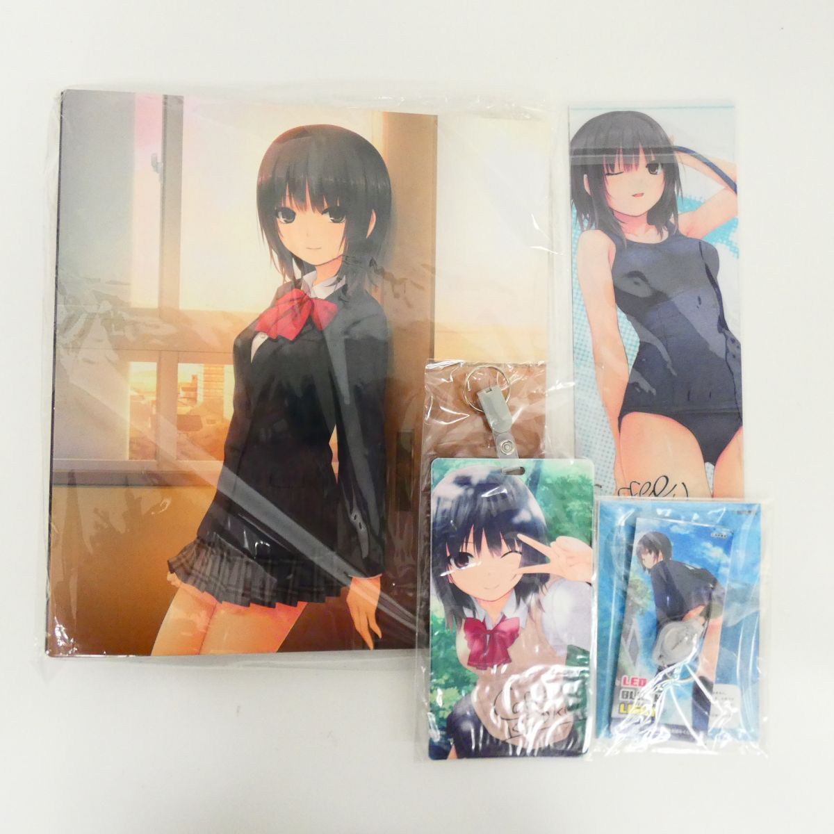 新品】珈琲貴族_A4クリアファイル_青山澄香_紺色ブルマver.の落札情報