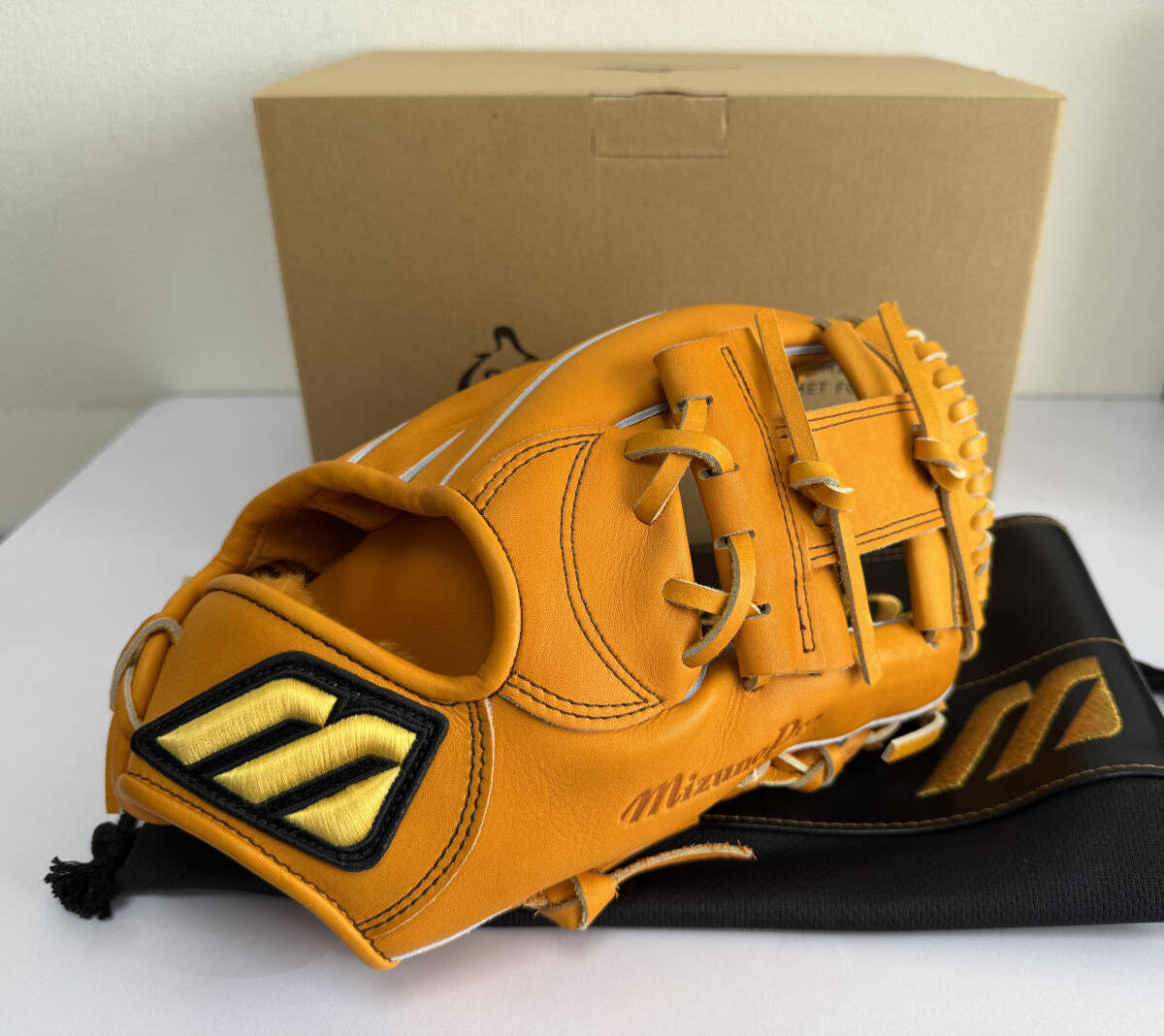 中古】プロ野球宮本慎也選手グローブ実使用支給品手袋NPBミズノプロ1円