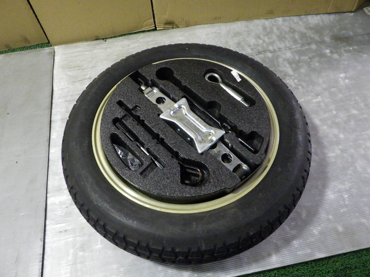 ホンダ レジェンドKB2 スペアタイヤ アルミ製 155/70R17×4T35